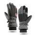 Ski gloves Men's and women's fleece warm waterproof non-slip outdoor cycling ski touch screen thickened gloves_maomaolike.com