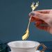 6pcs /Pack Christmas Gift Stirring Spoon Coffee Dessert Scoop_maomaolike.com