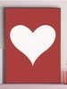 Romantic-themed Triptych Decorative Art: A Red Heart Symbolizing Affection, A Rose Representing Eternal Love, In A Pop Art Style._maomaolike.com