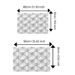 Bathroom Mat Toilet Mat Shower Mat Entrance Rug Absorbent Non-Slip Mat Soft Quick-Dry Machine Washable_maomaolike.com