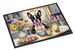 Decorating Easter Boston Terrier Doormat Front Door Mat Indoor Outdoor Rugs For Entryway, Non Slip Washable Low Pile, 24H X 36W_maomaolike.com