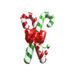 Christmas Candy Cane Balloons Red Green White Balloons Sweet Candy Decorations, Fill Candy Canes Christmas Balloons Christmas Tree Birthday Candy Land Christmas Party Supplies Fo 12pcs_maomaolike.com