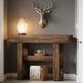 Console Table, 2-Tier Narrow Sofa Entryway Table With Storage_maomaolike.com