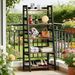 5-Tier Bookshelf, Ladder Bookcase Etagere Storage Shelf_maomaolike.com