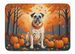 White Boxer Fall Memory Foam Kitchen Mat Machine Washable Anti-Fatigue Mat Cushion Comfort Bath Mat Or Kitchen Rug_maomaolike.com