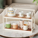 Water Holder Storage Double-Layer Tea Rack Sideboard Mug Coffee Cup Organizer_maomaolike.com