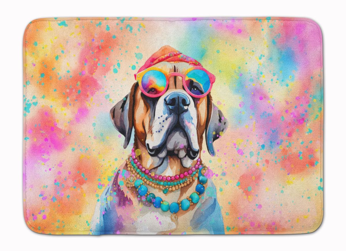 Mastiff Hippie Dawg Memory Foam Kitchen Mat Machine Washable Anti-Fatigue Mat Cushion Comfort Bath Mat Or Kitchen Rug_maomaolike.com