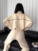 Women's Clothing New Fashion Printed POLO Collar Short Sleeve Tight Hip Wrapped Trousers Suit_maomaolike.com