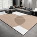 Living Room Rug Large Size Rug Abstract Geometric Pattern Bedroom Rug Plush Pile, Washable Thickened Underlay Bedside Rug Home Decor Rug_maomaolike.com