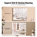 VEVOR Hollywood Vanity Mirror With Lights W/ USB Desktop Wall-mount 22.8x18.1 In_maomaolike.com