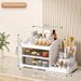 New High-grade Cosmetics Storage Box Dressing Table Skin Care Products Storage Rack Dormitory Desktop Drawer_maomaolike.com
