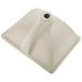 Undermount Bathroom Sink, 20.28 X 15.16 Inch Rectangular White Ceramic Vessel Sink With Overflow Hole, Under Counter Drop In Modern Lavatory Vanity Bath Wash Bowl Basin, Rectangle Small Space_maomaolike.com