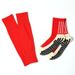 Unisex Football Socks Thickened Middle Tube Anti slip Adhesive Socks Leg Protection Set Soccer Grip Socks Set_maomaolike.com