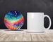 Colorful Gypsophila Large Sandstone Coasters Pack Of 4 Absorbent Round Coasters Decor Gifts For Men Or Women, 4 In, Multicolor_maomaolike.com