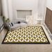 Living Room Rug Large Size Gorgeous Gold Frame Design Bedroom Rug Plush Thickened Machine Washable Thickened Underlay Interior Decorative Rug_maomaolike.com