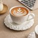 High-end And Exquisite Coffee Cup And Saucer Set From A Café, Featuring Rock-patterned Ceramic Coffee Cups_maomaolike.com