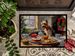 Silky Terrier Christmas Cookies Doormat Front Door Mat Indoor Outdoor Rugs For Entryway, Non Slip Washable Low Pile, 24H X 36W_maomaolike.com