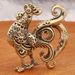 Brass Zodiac Creative Small Copper Ornament Pendant Desktop Decoration Phoenix Rooster Metal Figurine Craft_maomaolike.com