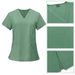 Women's beauty salon work clothes operating room scrub suit hand washing clothes short-sleeved doctor elastic scrub suit_maomaolike.com