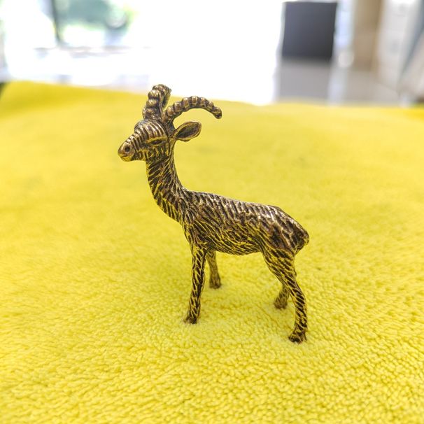 Vintage Copper-Plated Realistic Animal Figurine Desktop Tea Pet Craft Gift Ornament Street Stall_maomaolike.com