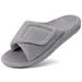 Comwarm Adjustable Fur Fashion Fluffy House Slippers Orthopedic Open Toe Women Cotton Shoes Arch Support_maomaolike.com