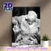 Vintage Female Server Pouring Drink Painting Poster, Classic Black-and-White Retro Scene Poster, Nostalgic Decorative Piece Suitable For Home Bar_maomaolike.com