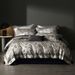 MARK American Retro Style Yarn-Dyed Pima Pure Long-Staple Cotton Four-Piece Set High-End Bedding_maomaolike.com