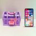 1pc Pink/Purple Cute Makeup Box, Plastic Toy Box With Lock, Treasure Chest Jewelry Case, Decoration Ornament Case Girls Dressing_maomaolike.com
