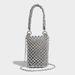 Niche Design Crossbody Bucket Simple Personality Single Shoulder Sweet Cool Style Bag Fashion Woven Beaded Handbag_maomaolike.com