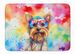 Yorkshire Terrier Hippie Dawg Memory Foam Kitchen Mat Machine Washable Anti-Fatigue Mat Cushion Comfort Bath Mat Or Kitchen Rug_maomaolike.com