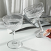 2pcs Vintage Style Coffee Shop High Footed Glass Cup Specially Made Beverage Cup, Cold Drink Cup, Soda Drink Cup_maomaolike.com