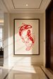 Fish, Goldfish, Decorative Prints, Home Décor Art, Living Room Sofa Backdrop Art, Art Exhibition Pieces, Contemporary Art Prints_maomaolike.com