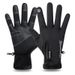 Apparel Accessories Touch Screen Warm Windproof Waterproof Cycling Zipper Sports Plus Velvet Mountaineering Skiing Gloves_maomaolike.com