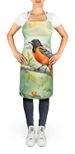 Maryland Baltimore Oriole Apron Cooking Kitchen Server Baking Crafts Gardening For Adult Women Men, Unisex, Large, Multicolor_maomaolike.com