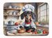 Dachshund The Chef Memory Foam Kitchen Mat Machine Washable Anti-Fatigue Mat Cushion Comfort Bath Mat Or Kitchen Rug_maomaolike.com