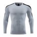 Men's Clothing Tights Long-Sleeved T-Shirt High Elastic Quick-Drying Breathable Sports Running Training Fitness Clothes Round Neck_maomaolike.com