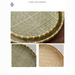 Perforated Sieve Handmade Basket Woven Round Household Storage Farmhouse Decoration Products Drying Bamboo Weaving_maomaolike.com