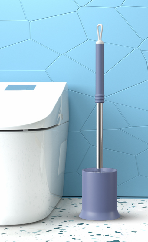 High-Quality For Home Use, Wall-Mounted Cleaning Brush, Stainless Steel Toilet Bowl Brush Set_maomaolike.com