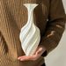 New Artistic Abstract Vase Twisted Retro Flower Arrangement Decorative Ornament Nordic Minimalist Ins Style 3D Printed_maomaolike.com