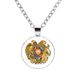 FIMAODZ Map Flag Necklace Turkey Russia Slovakia Cyprus Saudi Arabia Israel Lebanon Emblem Glass Pendant Jewelry_maomaolike.com