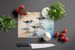 Sandpipers Glass Cutting Board Decorative Tempered Glass Kitchen Cutting And Serving Board Large Size Chopping Board_maomaolike.com