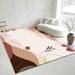 Living Room Rug,Large Rug,Oversized, Gold Leaves Design,Bedroom Rug,Soft And Thick, Machine Washable, Thickened Rug, Bedside Rug,Decorative Indoor Rug_maomaolike.com