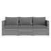 3 Pieces Patio Sectional Sofa Set PE Rattan Modular Couch Furniture Set With Soft Cushions Slip Foot Pads Accommodates Up To 400 Lbs_maomaolike.com
