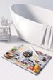 Bernedoodle The Chef Memory Foam Kitchen Mat Machine Washable Anti-Fatigue Mat Cushion Comfort Bath Mat Or Kitchen Rug_maomaolike.com