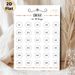 $1000 30-Day Savings Challenge Painting Poster, Cute Hand-drawn Colorful Accented Savings Tracker Poster, Practical Tool To Achieve $1000 Saving Goal_maomaolike.com