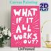 Inspirational Quote Painting Poster, Vibrant Pink Hand-drawn Typography Poster, Uplifting Motivational Message, Ideal For Home Office & Living Room_maomaolike.com