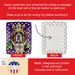 Saint Bernard King Of Mardi Gras Porcelain Ornament Christmas Tree Hanging Decorations For Home Christmas Holiday, Rectangle, Gift, Multicolor_maomaolike.com