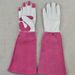 Unisex Green riding long garden gardening gloves cowhide wear-resistant beekeeping anti-shock anti-stab anti-cutting anti-hot_maomaolike.com