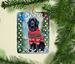 Newfoundland Christmas Porcelain Ornament Christmas Tree Hanging Decorations For Home Christmas Holiday, Rectangle, Gift, Multicolor_maomaolike.com
