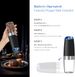 Gravity Electric Salt And Pepper Grinder Set Of 2, Automatic Salt And Pepper Grinder Set, Adjustable Roughness, Battery Powered, LED Light, 2 Pack Set_maomaolike.com